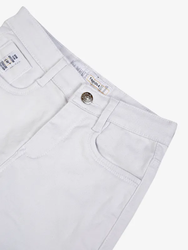 Tadpole solid white jeans