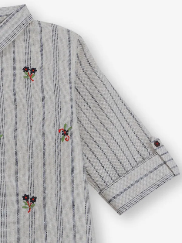 TALKEE grey cotton tunic top