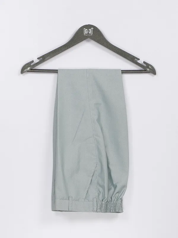 Terry rayon green shaded coat suit