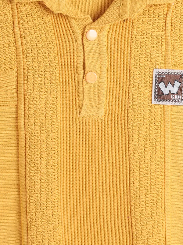 TIMBUKTU yellow polo t-shirt