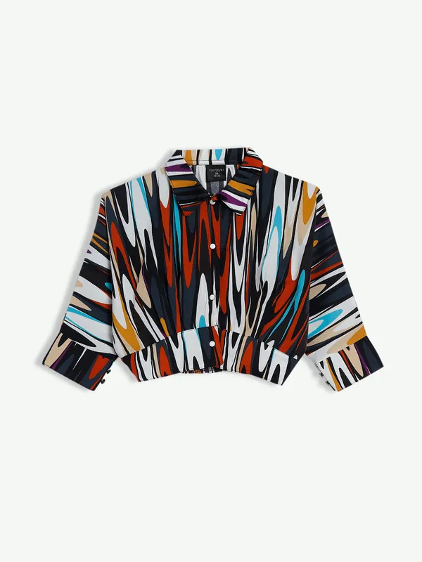 Tiny Girl black printed top