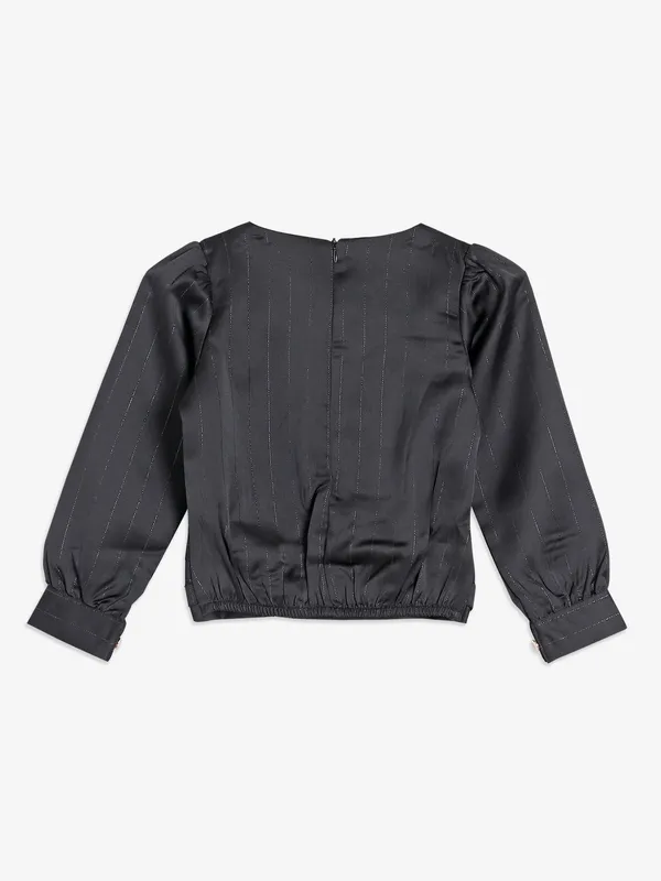 Tiny Girl black satin top