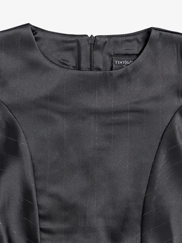 Tiny Girl black satin top