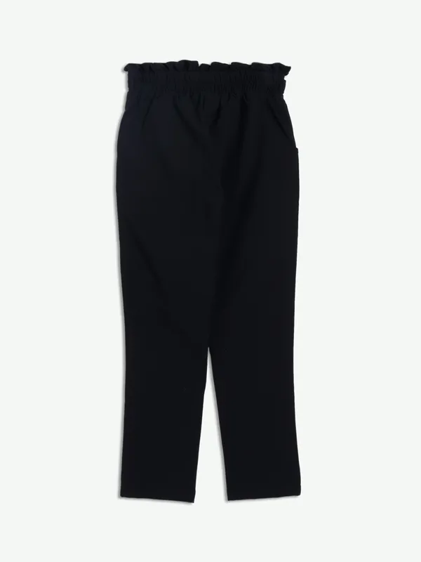 Tiny Girl black solid pant