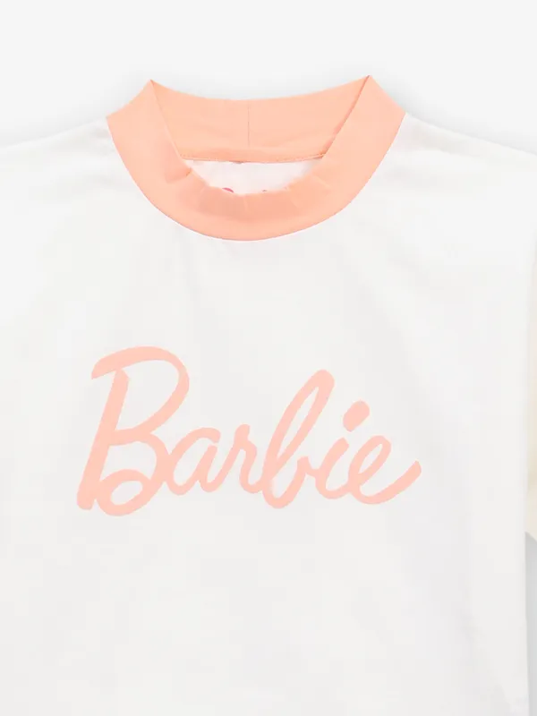 TINY GIRL cotton off white t-shirt for girls