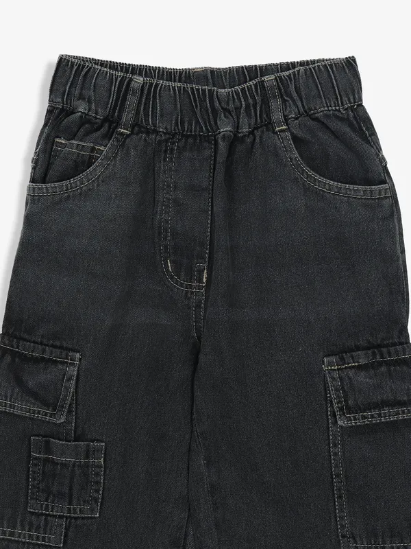 TINY GIRL dark grey washed denim