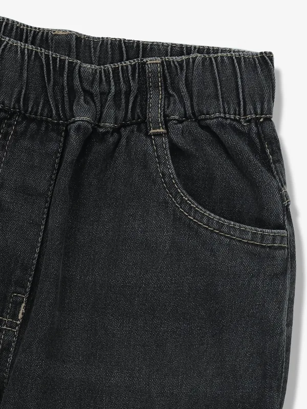 TINY GIRL dark grey washed denim