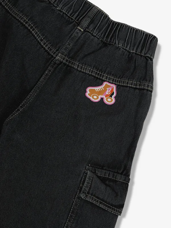 TINY GIRL dark grey washed denim