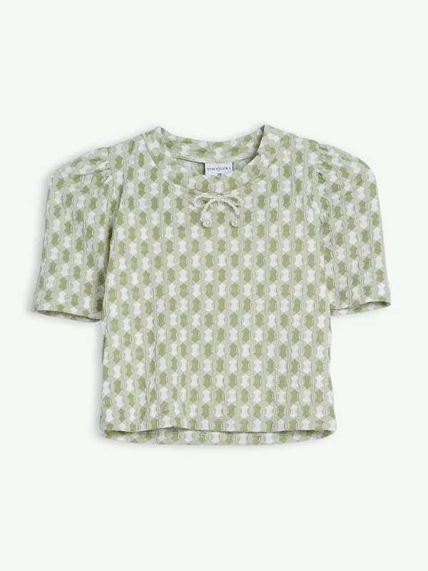 Tiny Girl light green lycra top