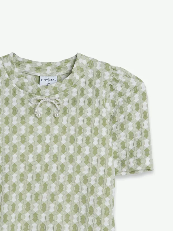 Tiny Girl light green lycra top