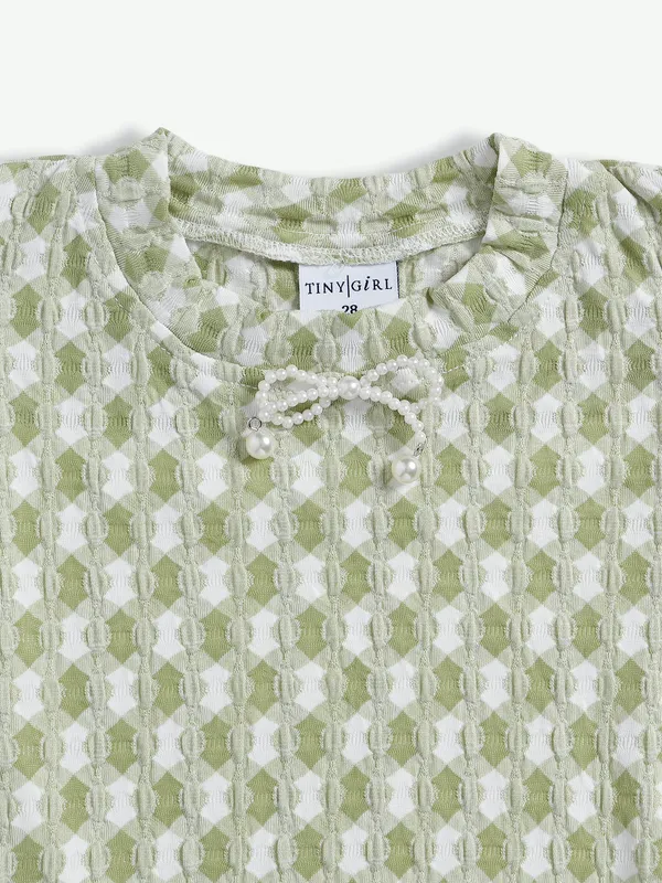 Tiny Girl light green lycra top