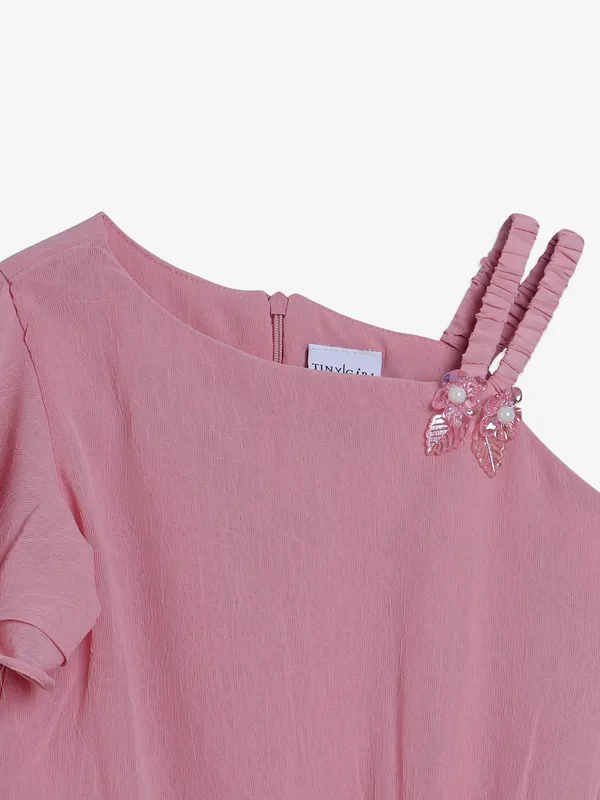 Tiny Girl light pink georgette top