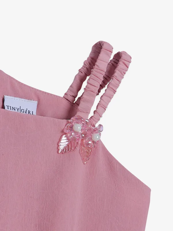 Tiny Girl light pink georgette top