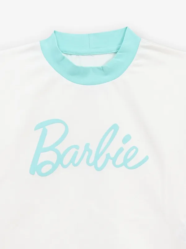 TINY GIRL off white cotton t-shirt for girls