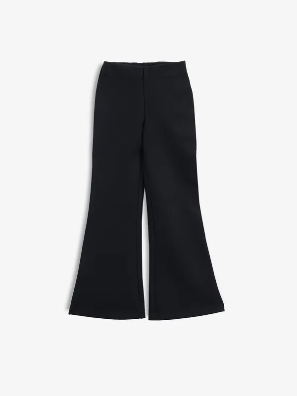 TINY GIRL solid black bootcut pant