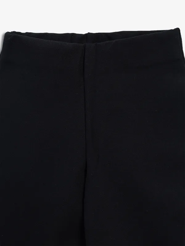 TINY GIRL solid black bootcut pant