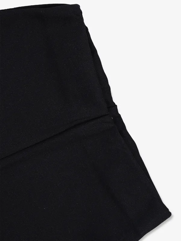 TINY GIRL solid black bootcut pant
