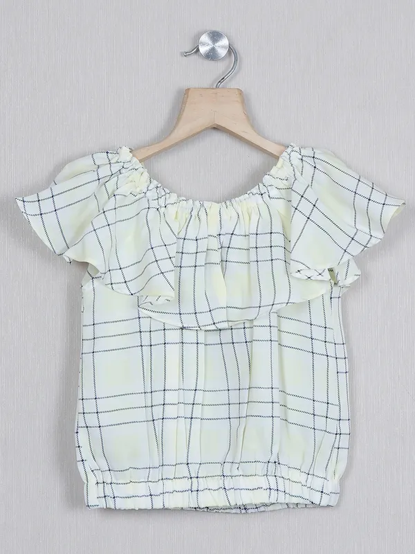 Tiny Girl yellow casual wear top in cotton