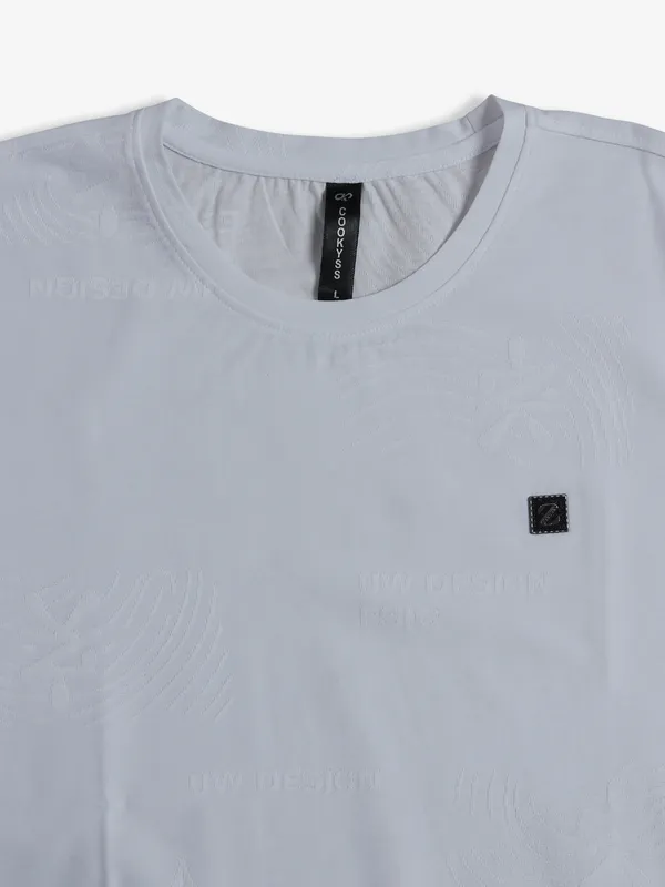Trendy COOKYSS cotton white t-shirt