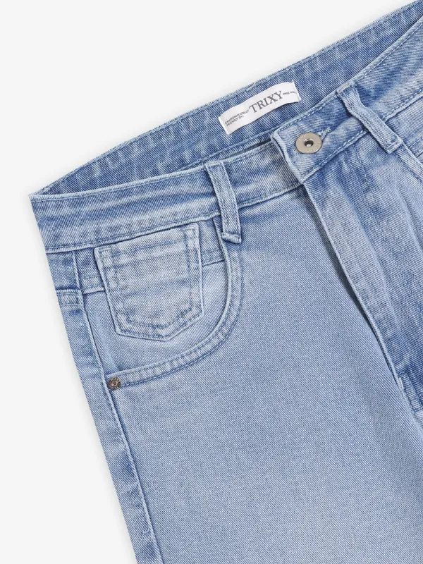 TRIXY sky blue straight jeans