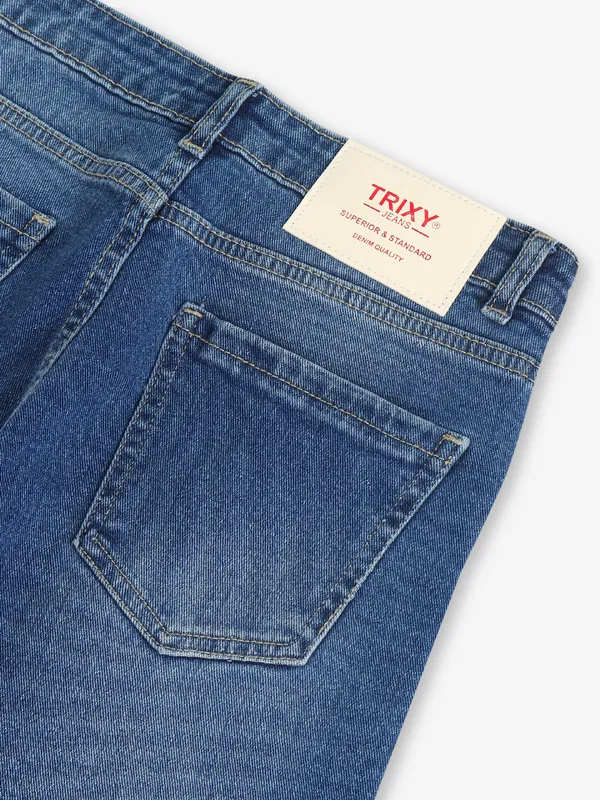 TRIXY washed light blue jeans