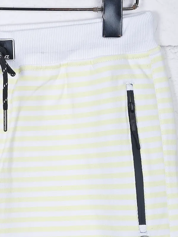 TYZ stripe yellow color cotton short