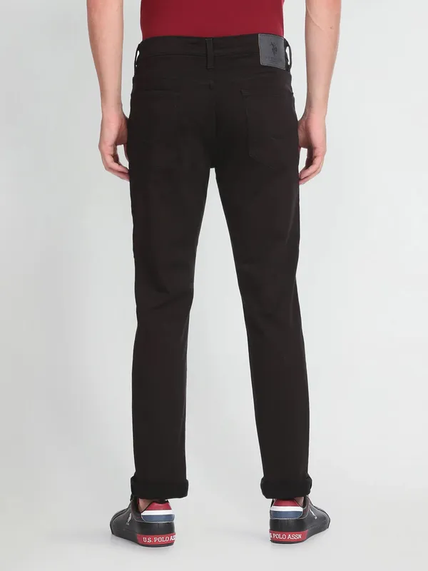 U S POLO ASSN black jeans in slim taper