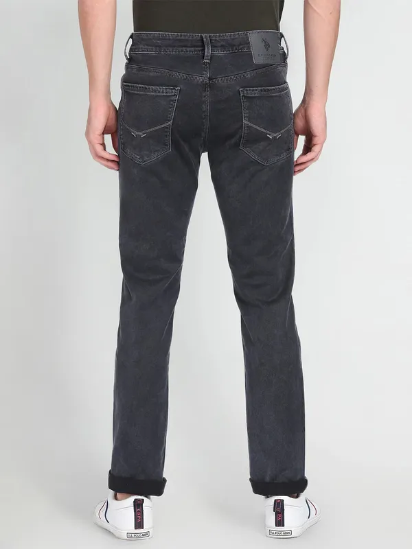 U S POLO ASSN black skinny fit jeans