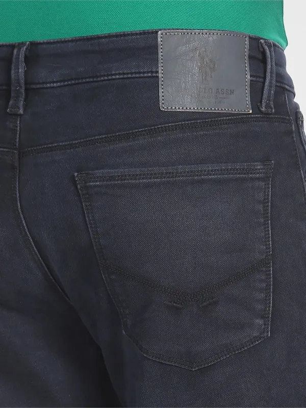 U S POLO ASSN black slim taper jeans
