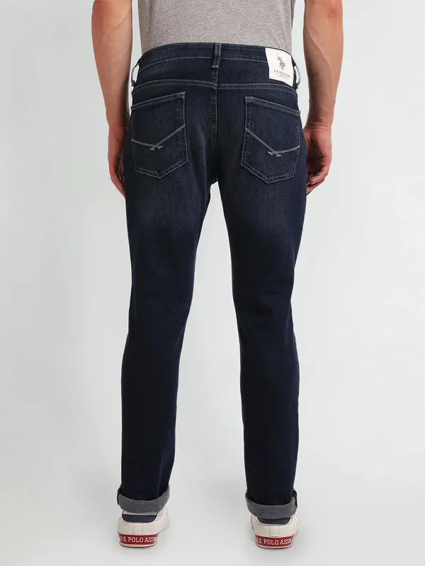 U S POLO ASSN blue brandon slim tapered fit jeans