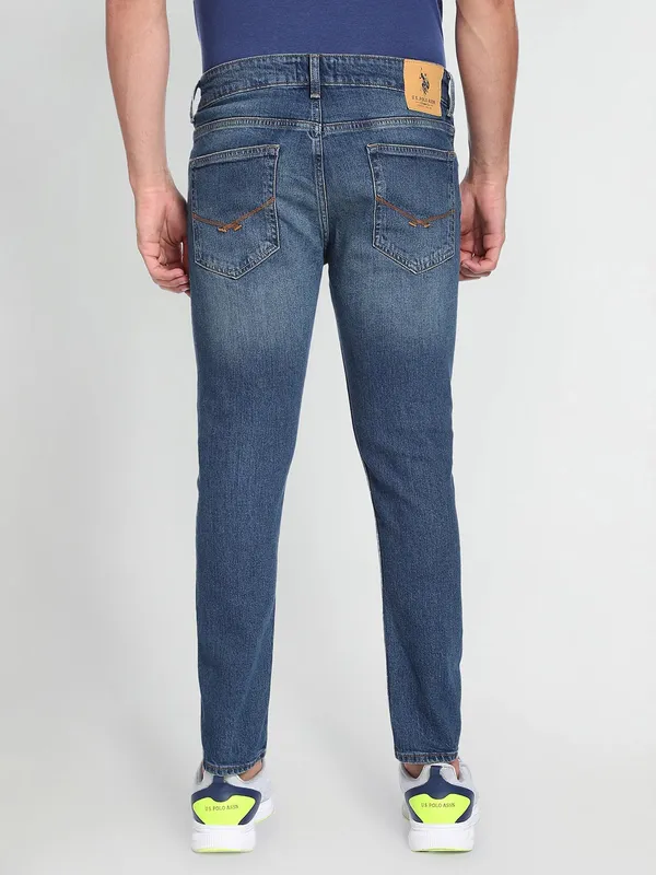 U S POLO ASSN blue ripped jeans