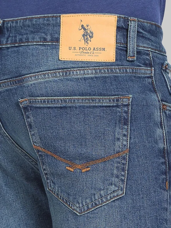 U S POLO ASSN blue ripped jeans