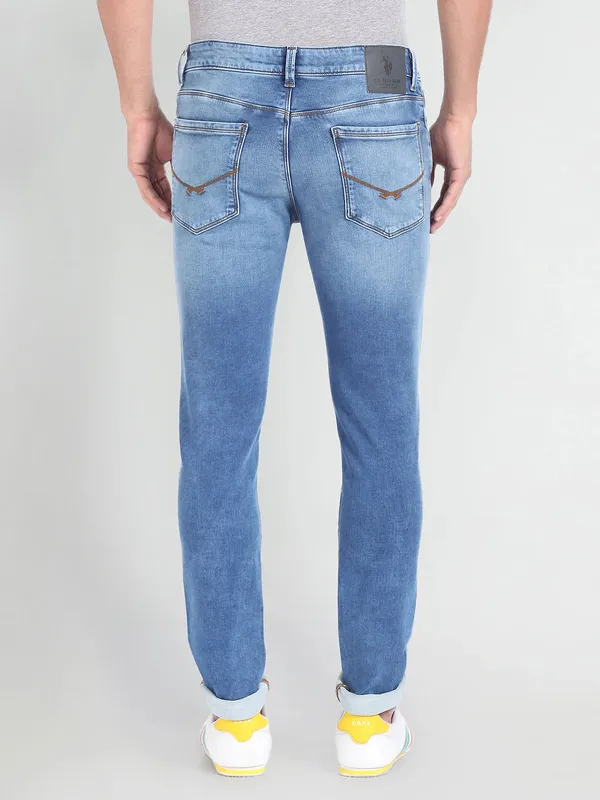 U S POLO ASSN blue washed skinny jeans