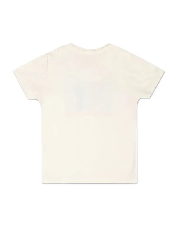 U S POLO ASSN boys cotton t shirt in white