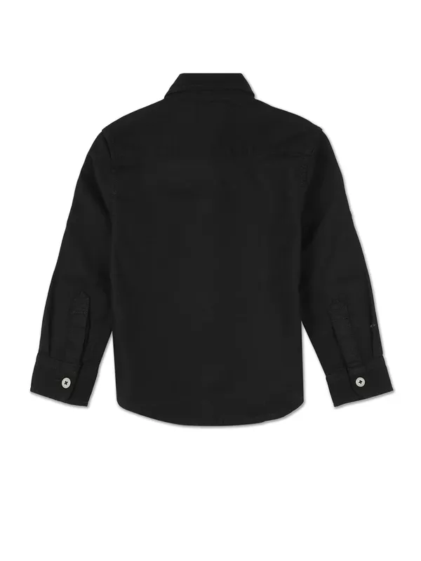 U S POLO ASSN cotton black shirt