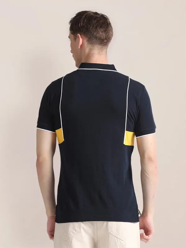 U S POLO ASSN cotton black t-shirt