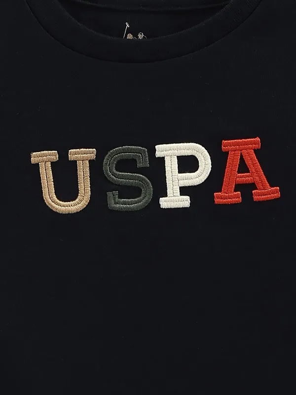 U S POLO ASSN dark navy cotton t shirt