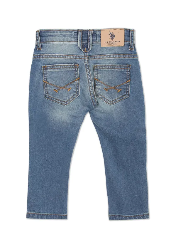 U S POLO ASSN ice blue washed jeans