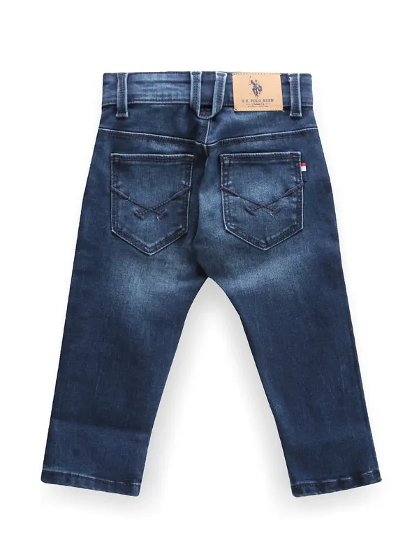 U S POLO ASSN latest dark blue washed jeans