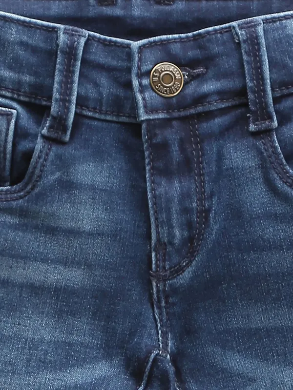 U S POLO ASSN latest dark blue washed jeans