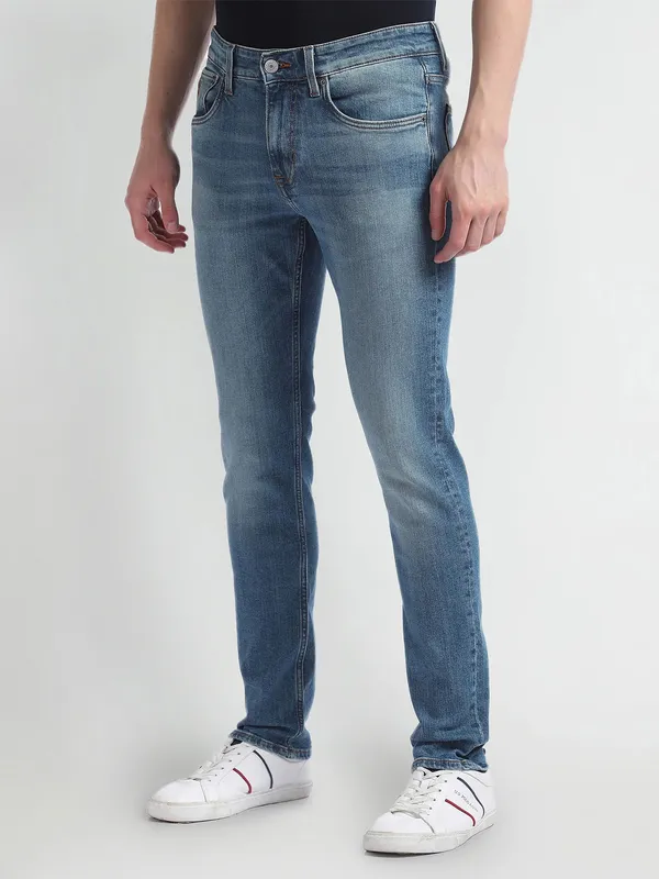 U S POLO ASSN light blue casual jeans