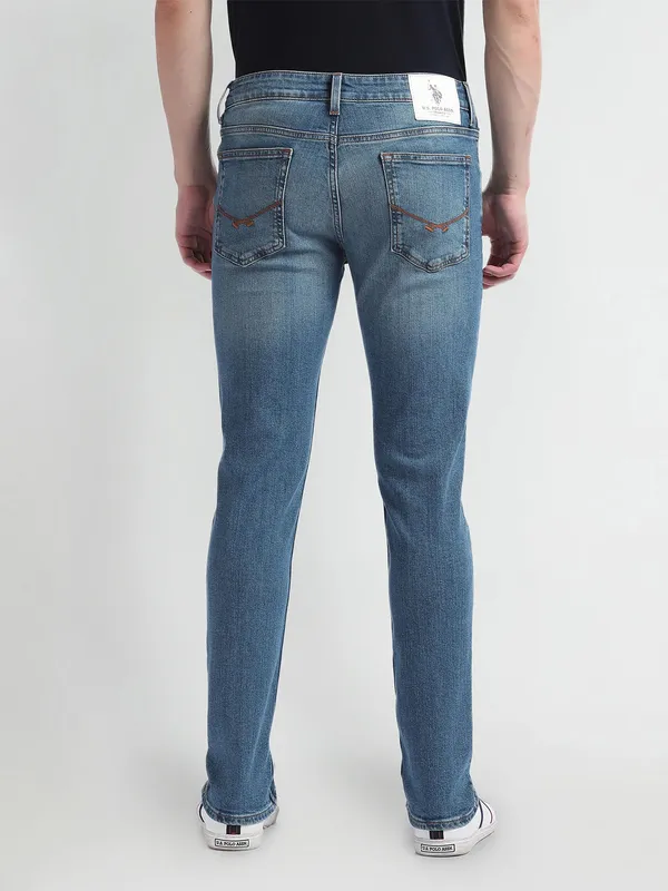U S POLO ASSN light blue casual jeans