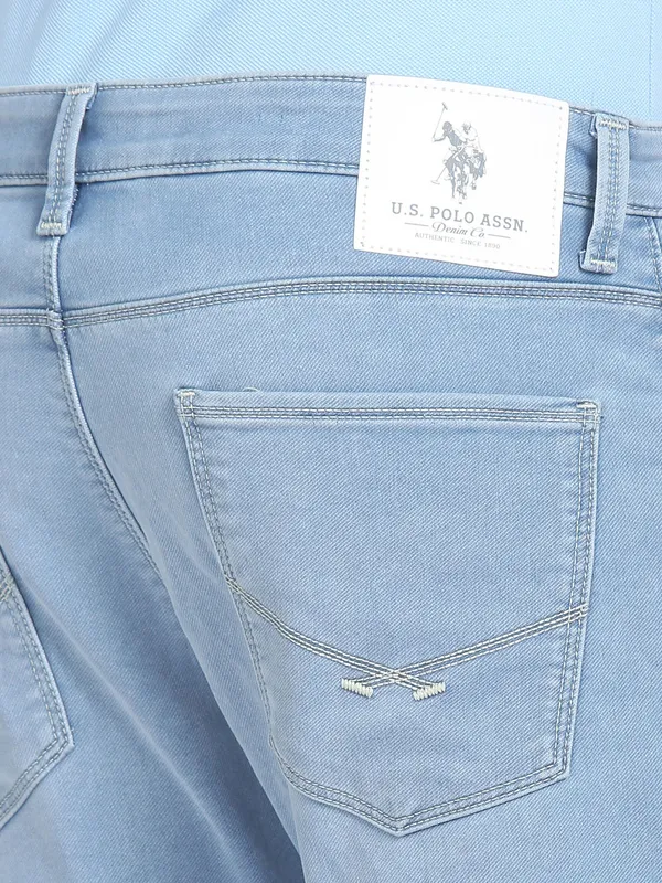 U S POLO ASSN light blue slim fit jeans