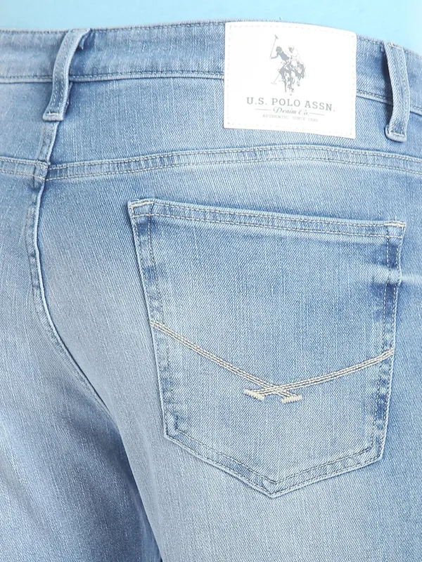 U S POLO ASSN light blue slim taper jeans