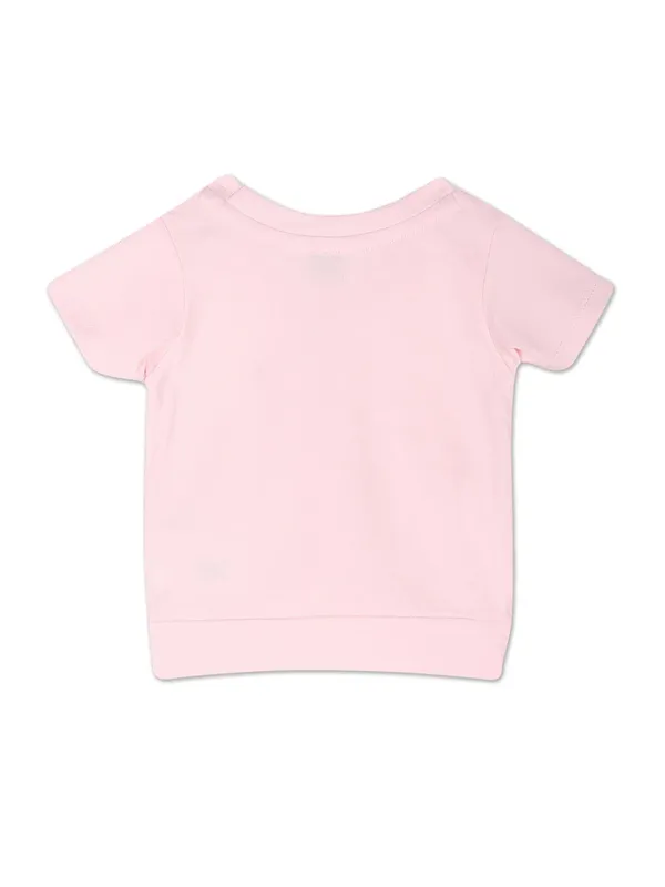 U S POLO ASSN light pink cotton top