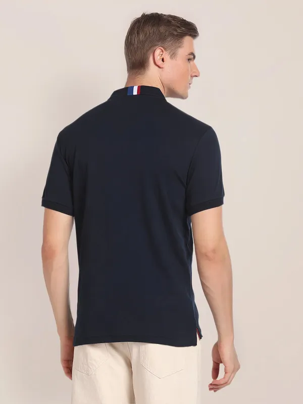 U S POLO ASSN navy polo cotton t shirt