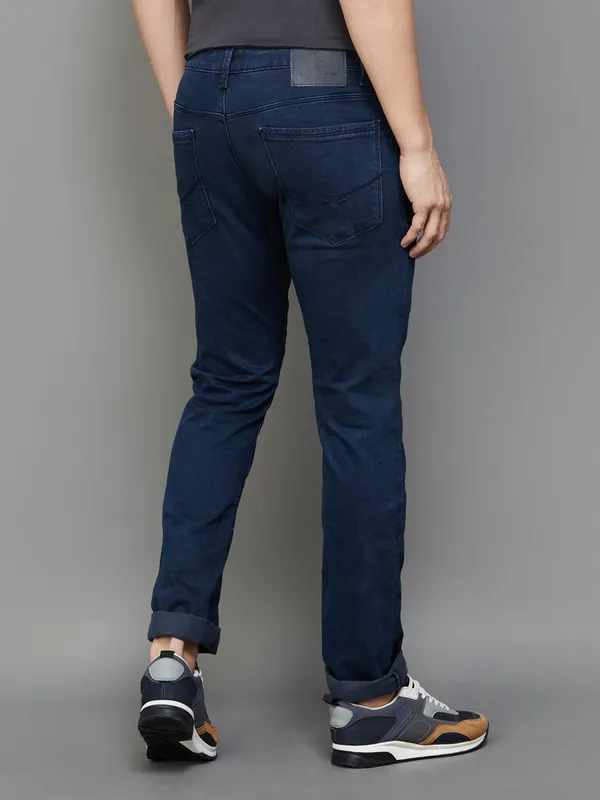 U S POLO ASSN navy skinny fit jeans in solid