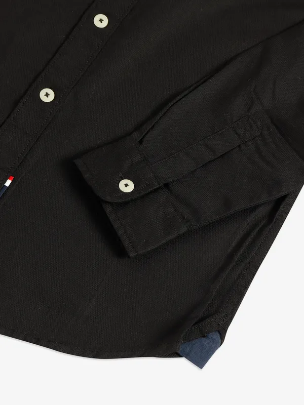 U S POLO ASSN plain black shirt