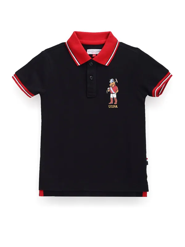 U S POLO ASSN plain navy t shirt