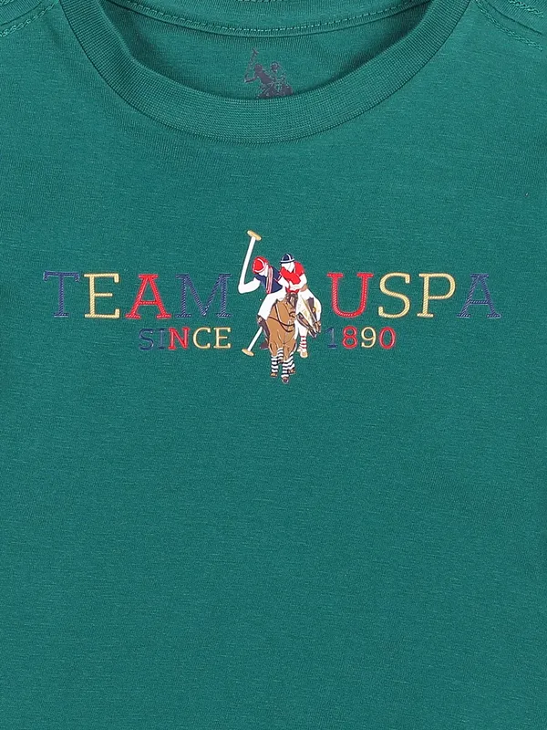 U S POLO ASSN rama green cotton t shirt